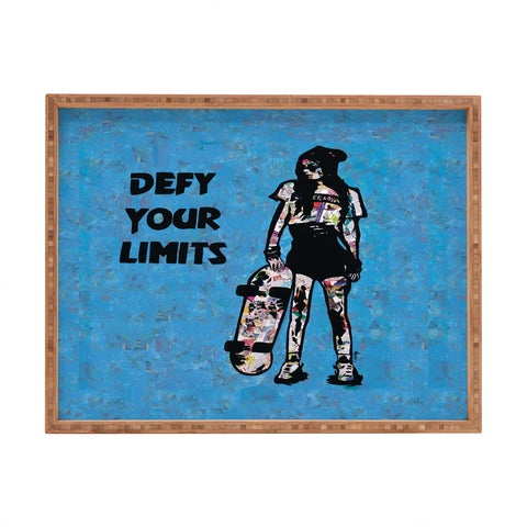 Amy Smith Defy your limits Rectangular Tray