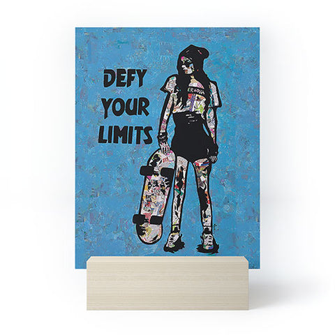 Amy Smith Defy your limits Mini Art Print