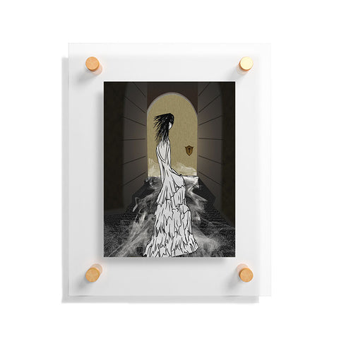 Amy Smith Dress In Tunnel Floating Acrylic Print