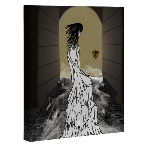 Amy Smith Dress In Tunnel Art Canvas