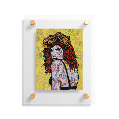 Amy Smith Em on Fire Floating Acrylic Print