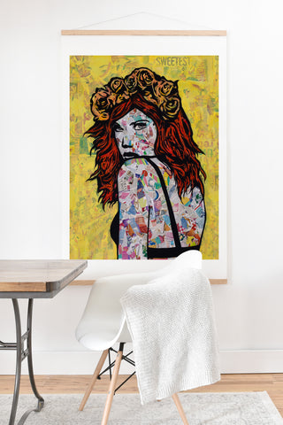 Amy Smith Em on Fire Art Print And Hanger