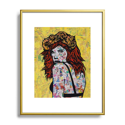 Amy Smith Em on Fire Metal Framed Art Print