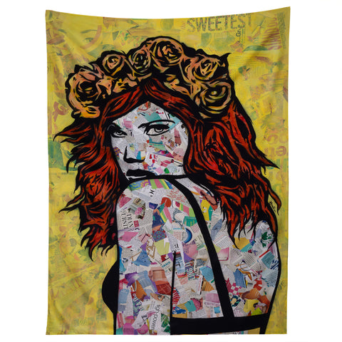 Amy Smith Em on Fire Tapestry
