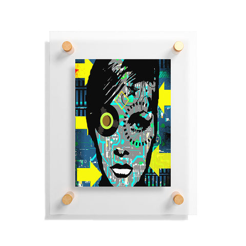 Amy Smith Feeling Blue Floating Acrylic Print