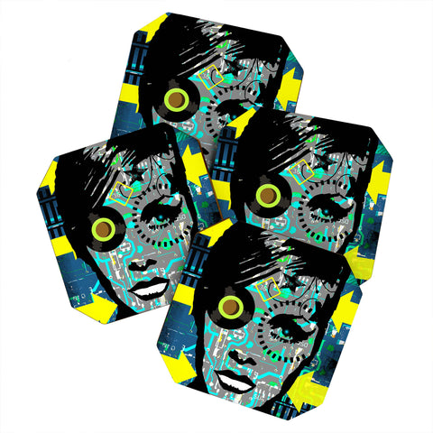 Amy Smith Feeling Blue Coaster Set