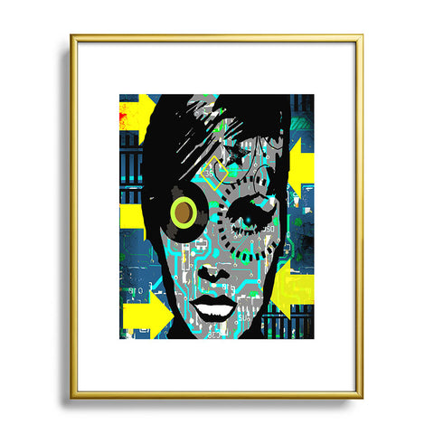 Amy Smith Feeling Blue Metal Framed Art Print
