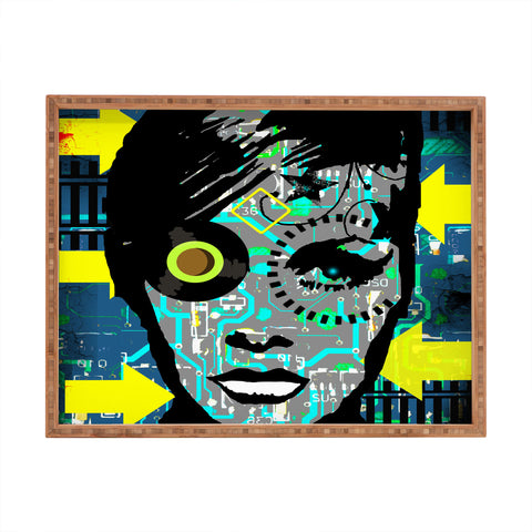 Amy Smith Feeling Blue Rectangular Tray