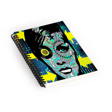 Amy Smith Feeling Blue Spiral Notebook