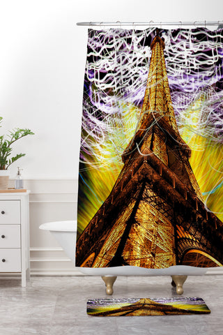 Amy Smith France Two Shower Curtain And Mat