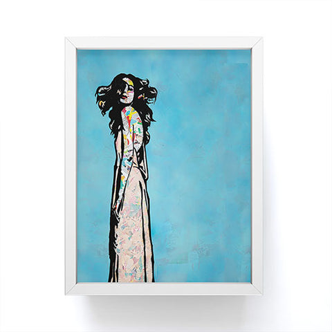 Amy Smith Go with the Flow Framed Mini Art Print