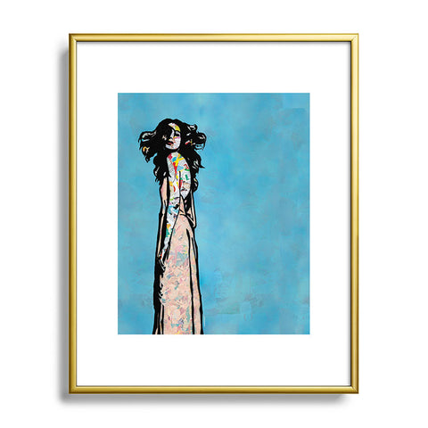Amy Smith Go with the Flow Metal Framed Art Print