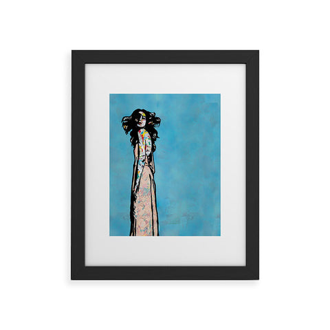 Amy Smith Go with the Flow Framed Art Print