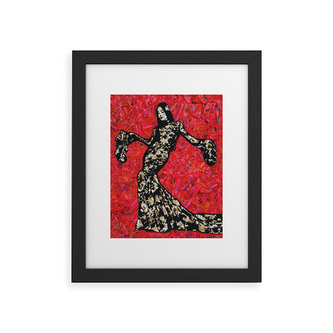 Amy Smith Gold and Lace Framed Art Print