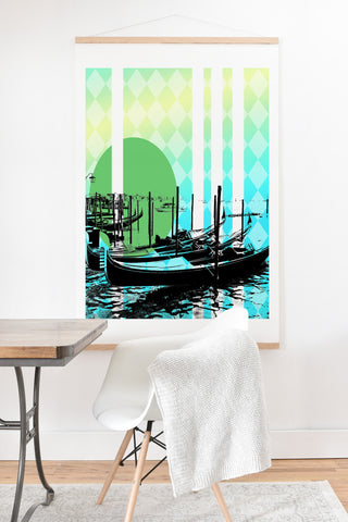 Amy Smith Gondolas 13 Art Print And Hanger