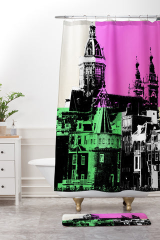 Amy Smith Holland Shower Curtain And Mat
