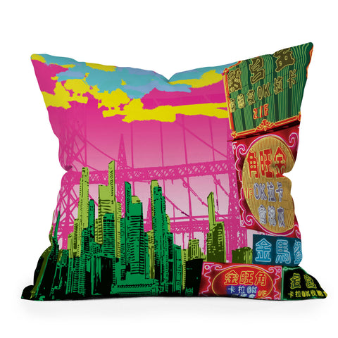 Amy Smith Hong Kong Trial Throw Pillow