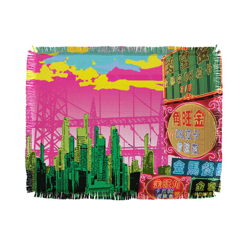 Amy Smith Hong Kong Trial Throw Blanket