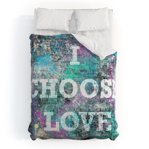 Amy Smith I Choose Love Comforter