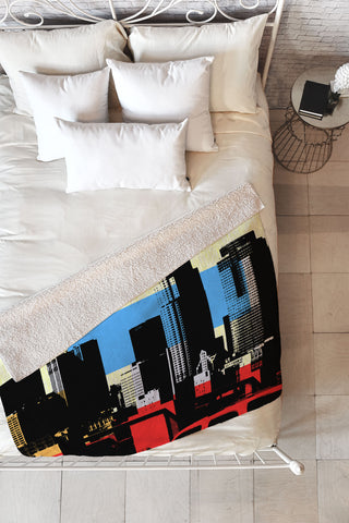 Amy Smith LA Fleece Throw Blanket