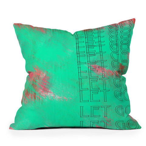 Amy Smith Let Go Throw Pillow