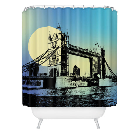 Amy Smith London Bridge Shower Curtain