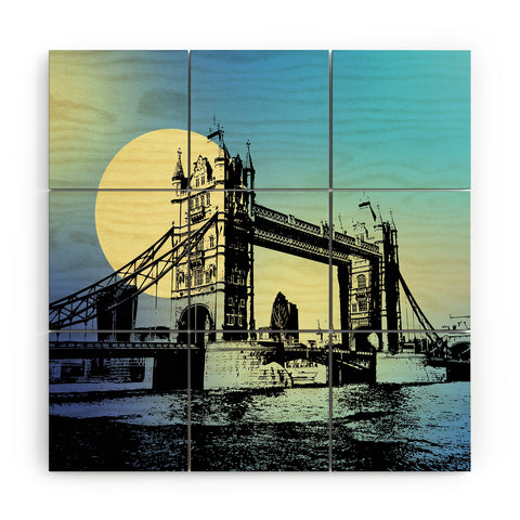 Amy Smith London Bridge Wood Wall Mural