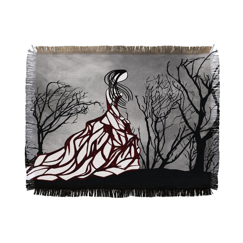 Amy Smith Lost In The Woods Throw Blanket