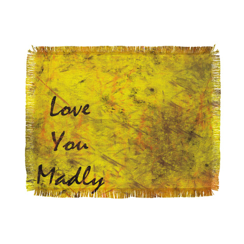 Amy Smith Love You Madly Throw Blanket