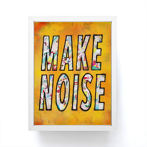 Amy Smith Make Noise Framed Mini Art Print