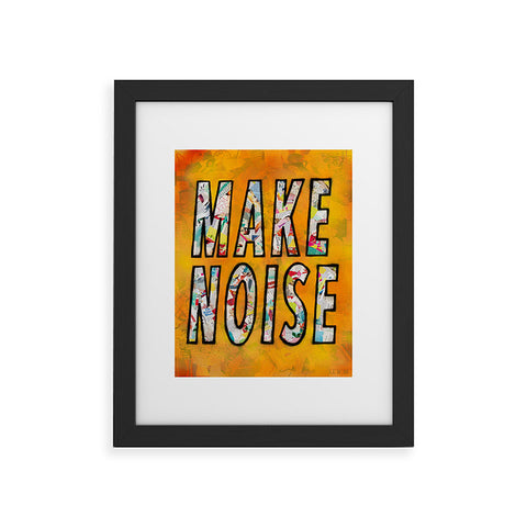 Amy Smith Make Noise Framed Art Print