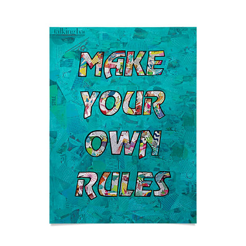 Amy Smith Make your own rules Poster