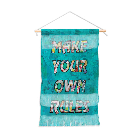 Amy Smith Make your own rules Wall Hanging Portrait