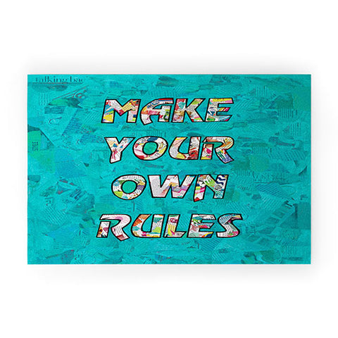 Amy Smith Make your own rules Welcome Mat