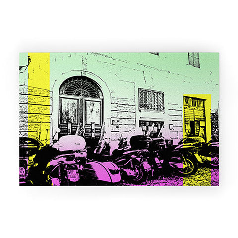 Amy Smith Motor Bikes In Italy Welcome Mat