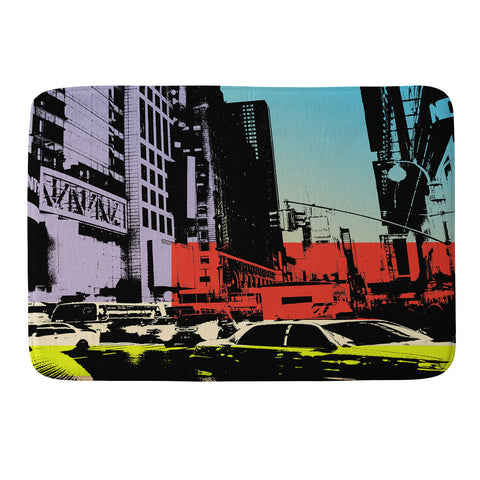 Amy Smith NY Street 1 Memory Foam Bath Mat