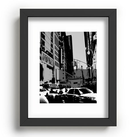 Amy Smith NY Street Grayscale Recessed Framing Rectangle