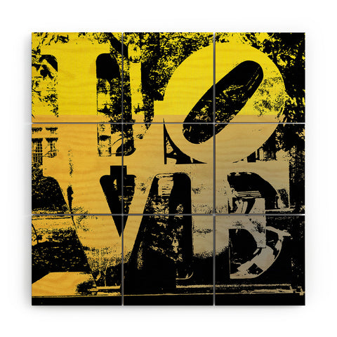 Amy Smith Philadelphia Love Wood Wall Mural