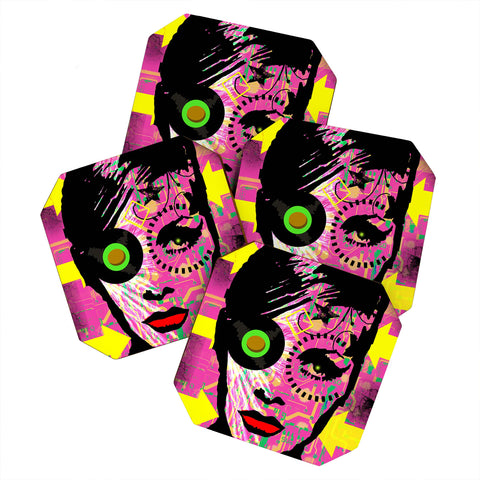 Amy Smith Pink 1 Coaster Set