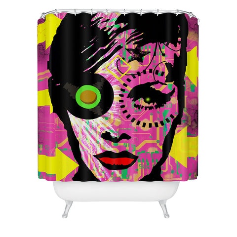 Amy Smith Pink 1 Shower Curtain