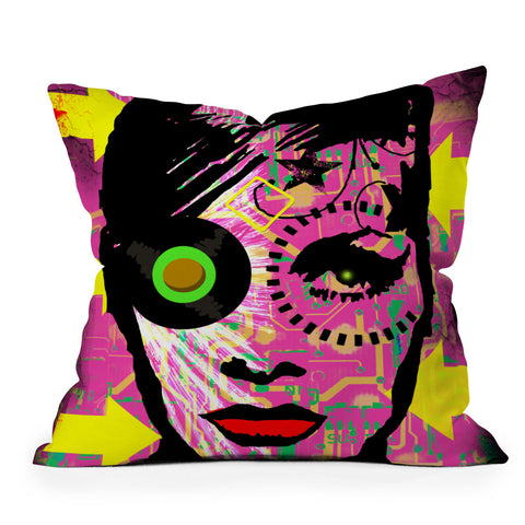 Amy Smith Pink 1 Throw Pillow