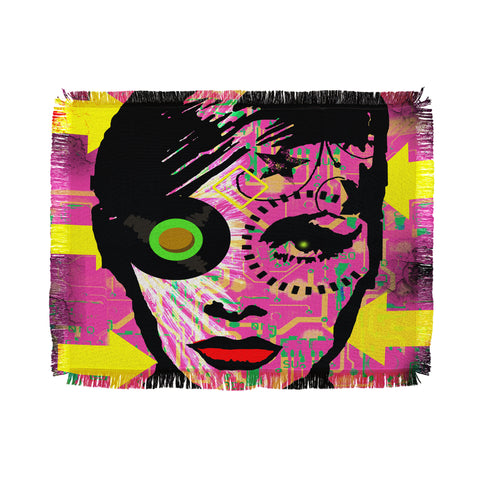 Amy Smith Pink 1 Throw Blanket