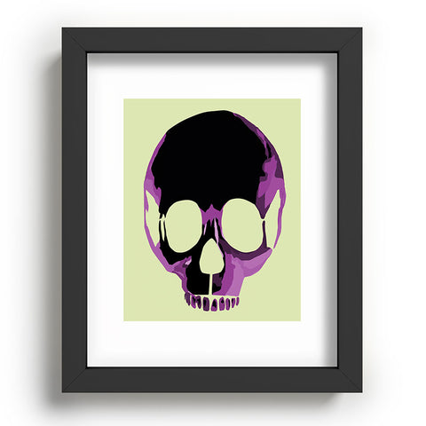 Amy Smith Pink Skull 1 Recessed Framing Rectangle