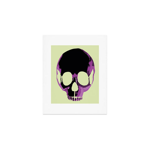 Amy Smith Pink Skull 1 Art Print