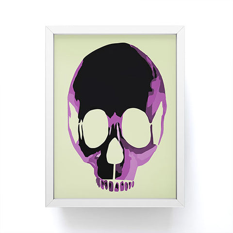 Amy Smith Pink Skull 1 Framed Mini Art Print