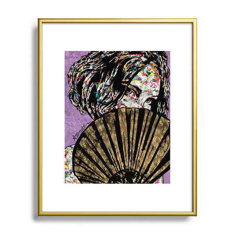 Amy Smith Playing Coy Metal Framed Art Print