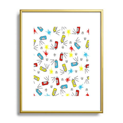 Amy Smith PSST Metal Framed Art Print