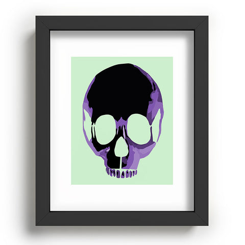 Amy Smith Purple Skull 1 Recessed Framing Rectangle