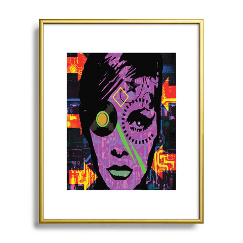 Amy Smith Purple Trial Metal Framed Art Print