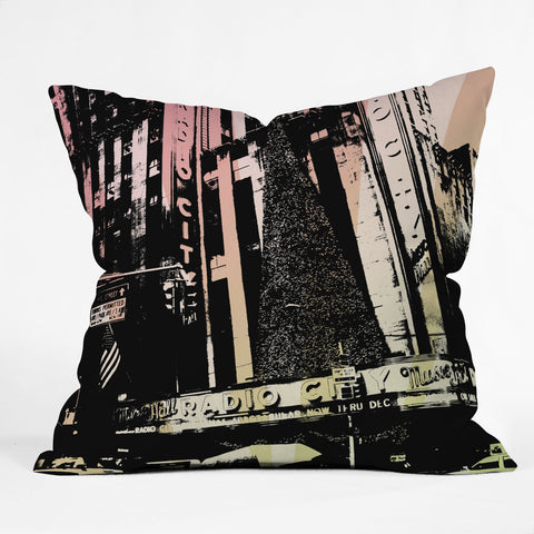 Amy Smith Radio City Music Hall Outdoor Throw Pillow